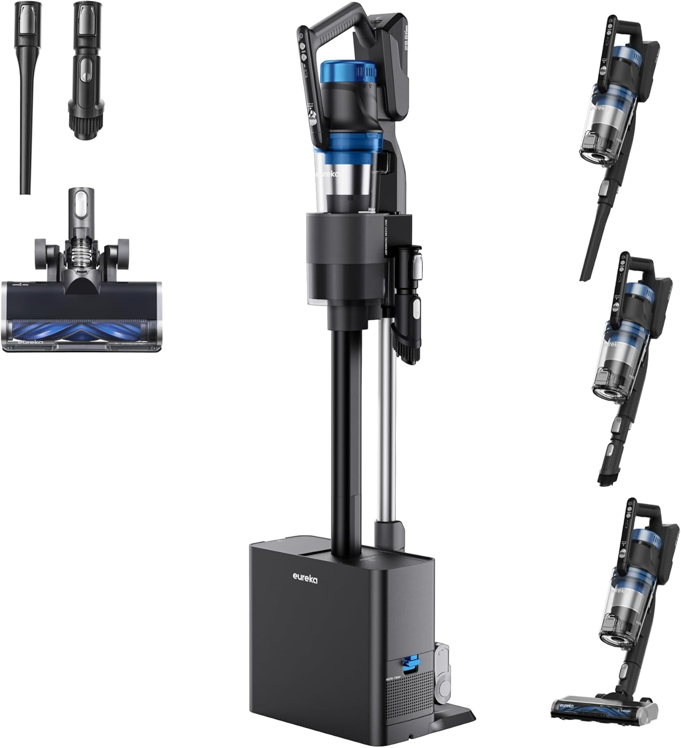 EurekaC Stylus Elite NEC490 Cordless Stick Vacuum With Self-Emptying Station